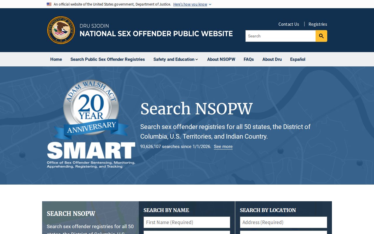 Marion County sex offender lookup through the national NSOPW search