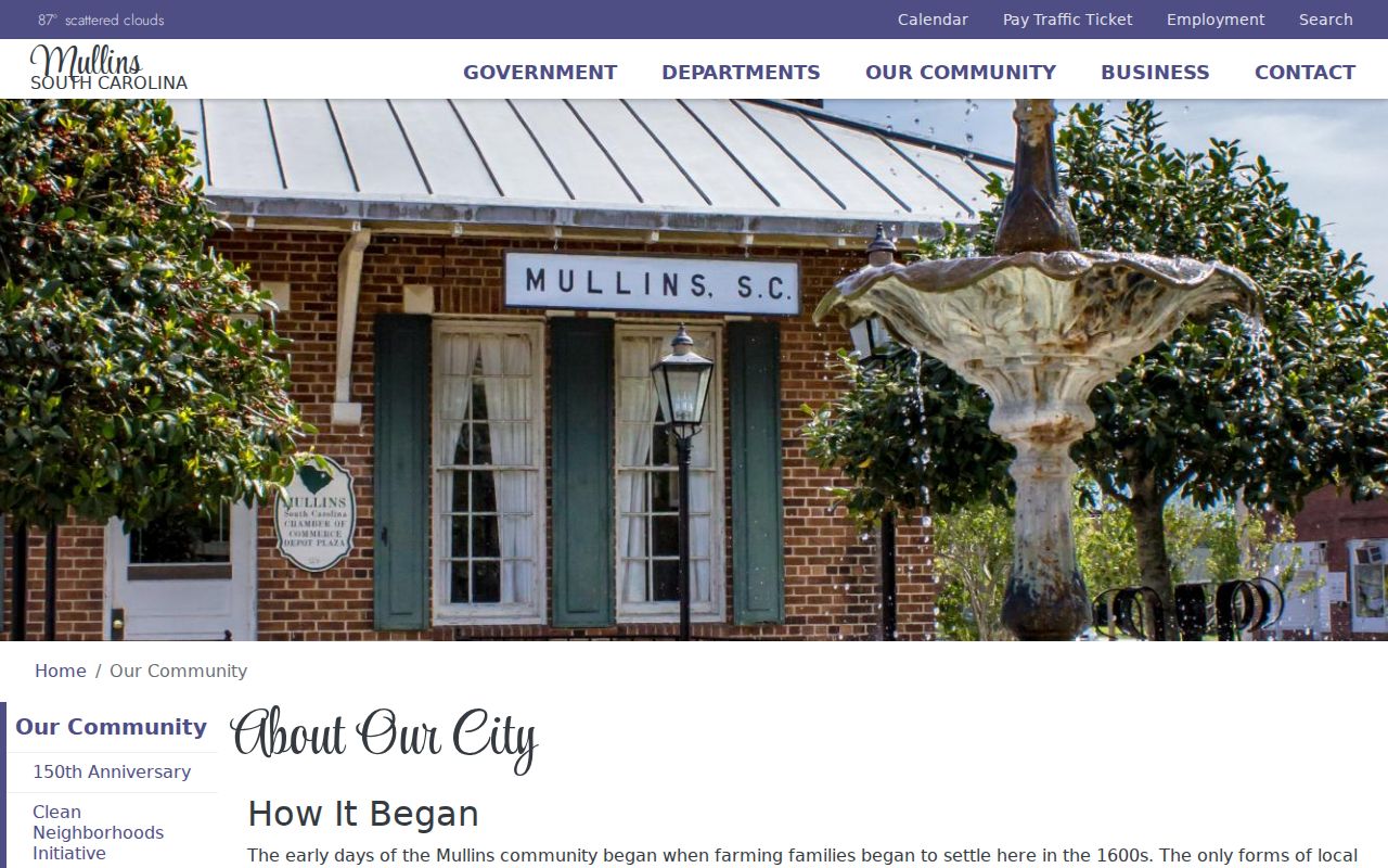 Mullins history connected with Marion County criminal and municipal records